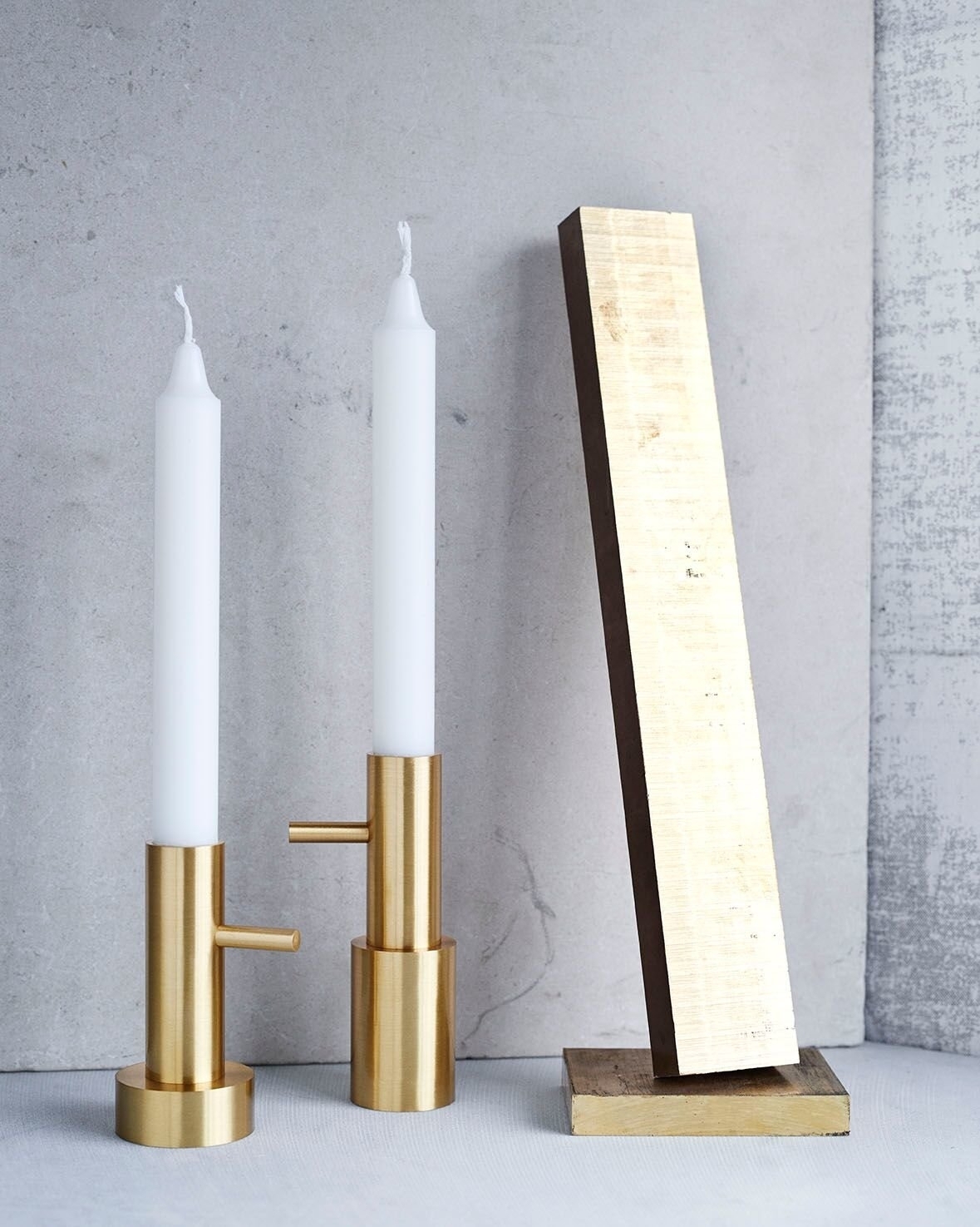 Candlestick Kerzenständer Gold 2