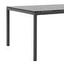 Soft Tisch Aluminium HPL-Platte Anthrazit 160 x 100 cm 2