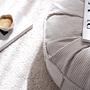 Teddy fabric cushion White 3