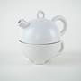 Tea and cup set 1990s 1