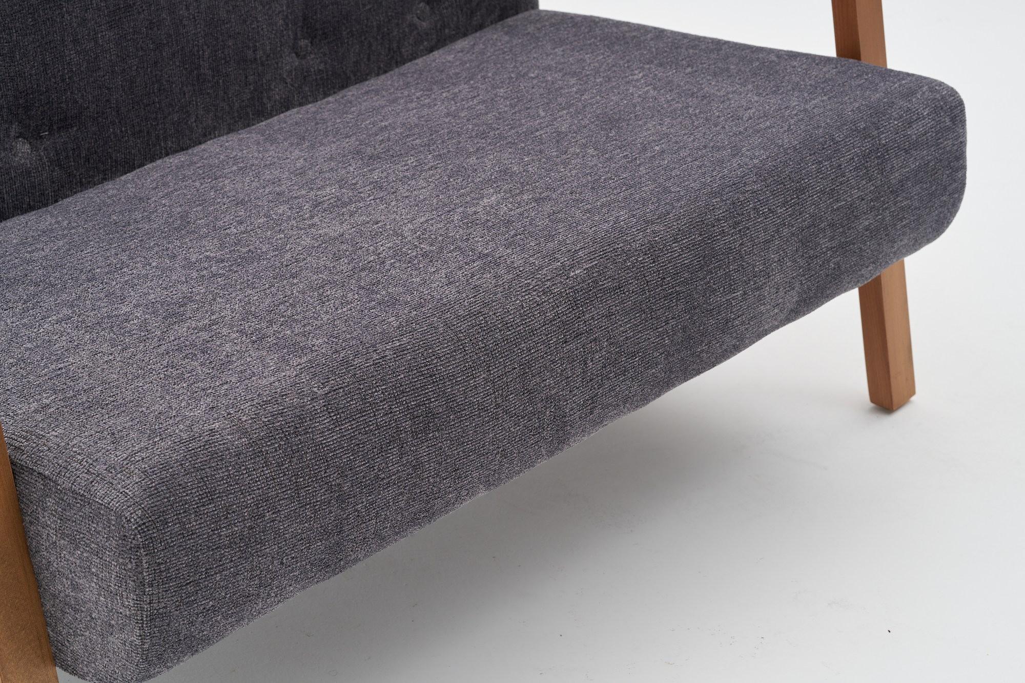 Kemer Sofa Buchenholz Grau 6