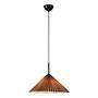 Pleated pendant lamp PVC 1-light 2