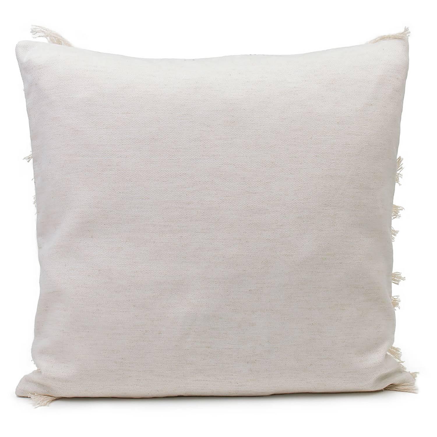 Kissenhülle Baumwolle Polyester Anthrazit 50 x 50 cm 1