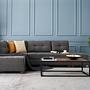 Manama Corner Sofa Bed Left - Anthracite 0