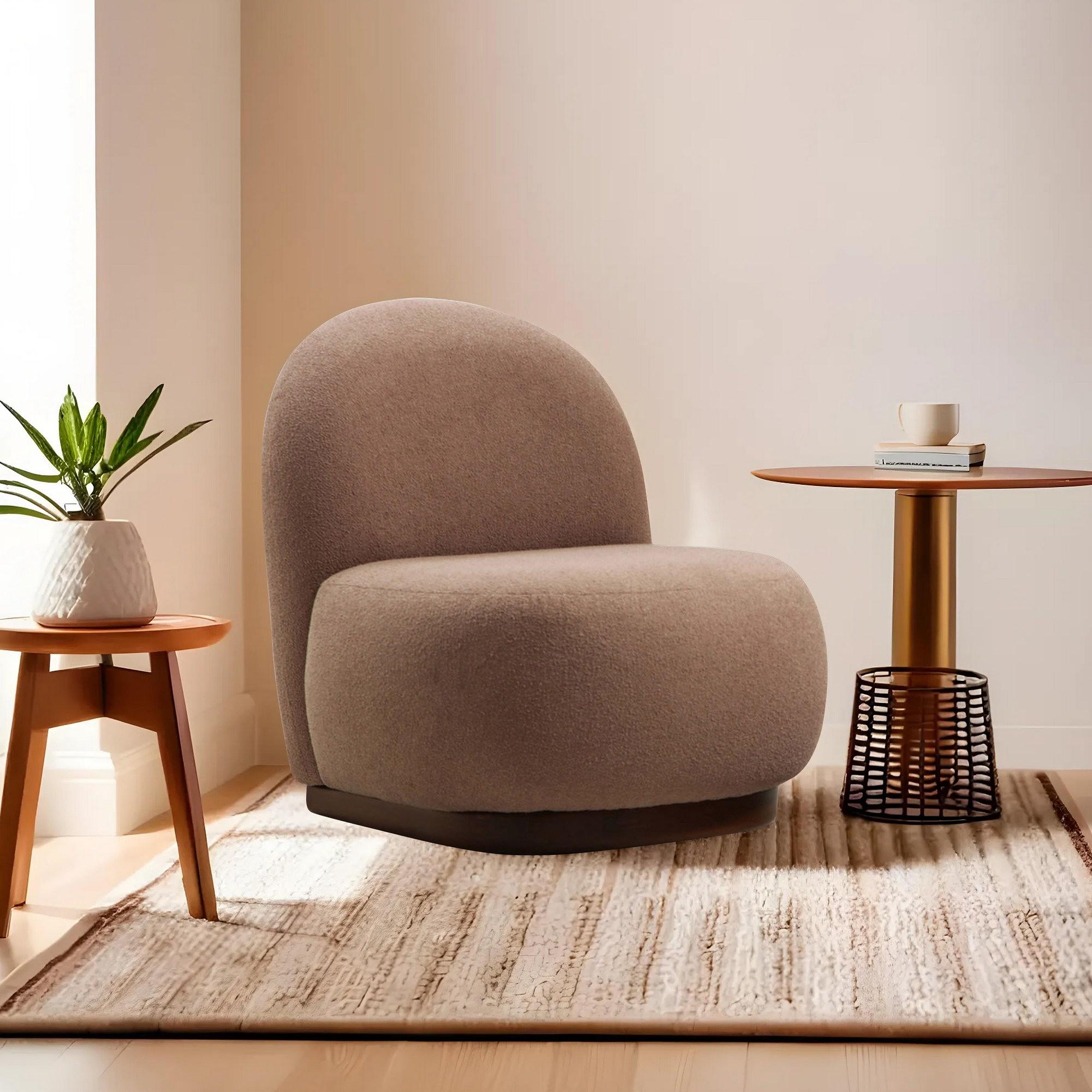 Tina Armchair Cappuccino Brown 3