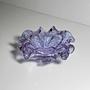 Vintage Ashtray Alexandrite Glass Lilac 50s 5