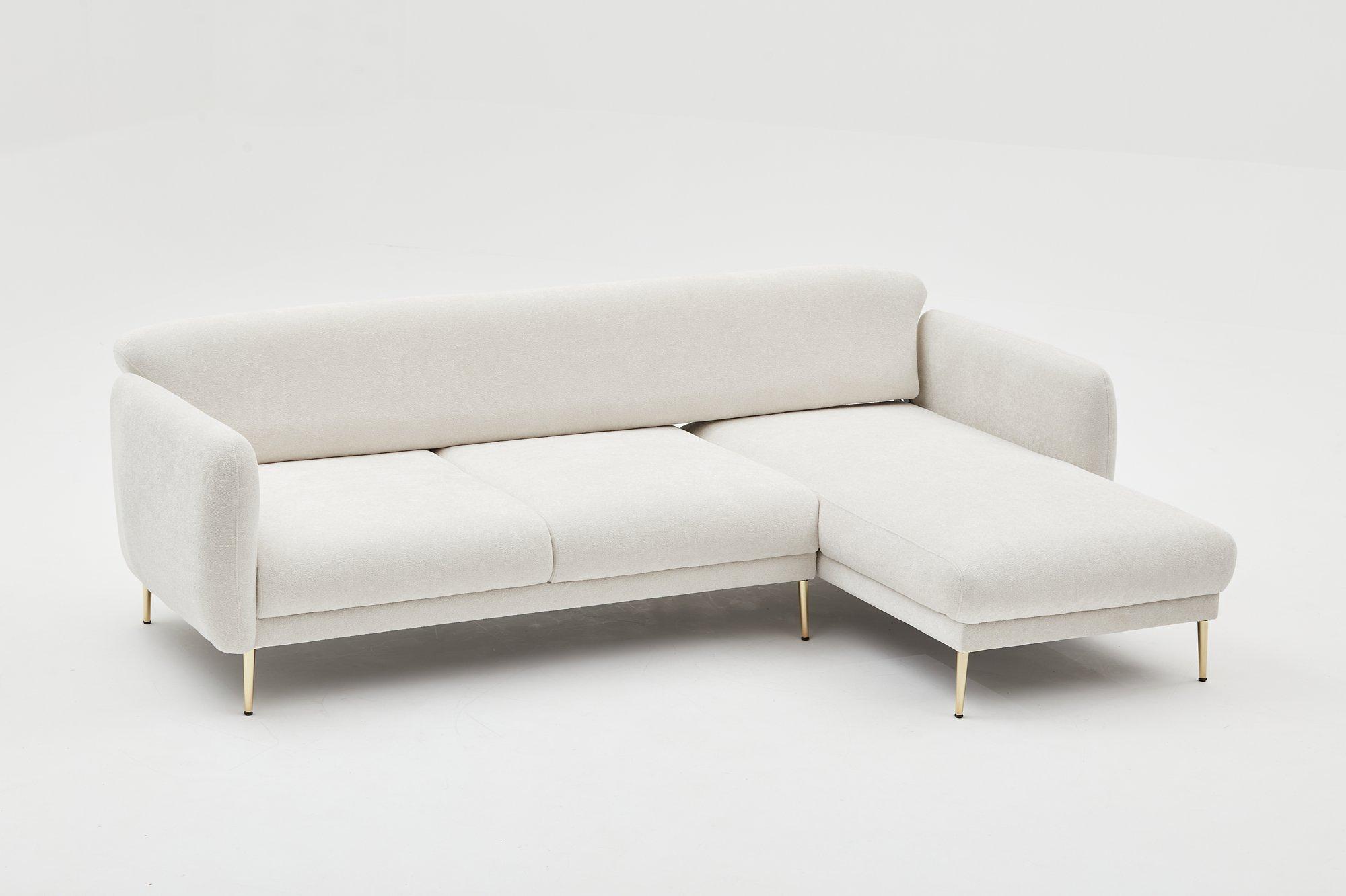 Simena Sofa Récamiere Rechts Creme 9