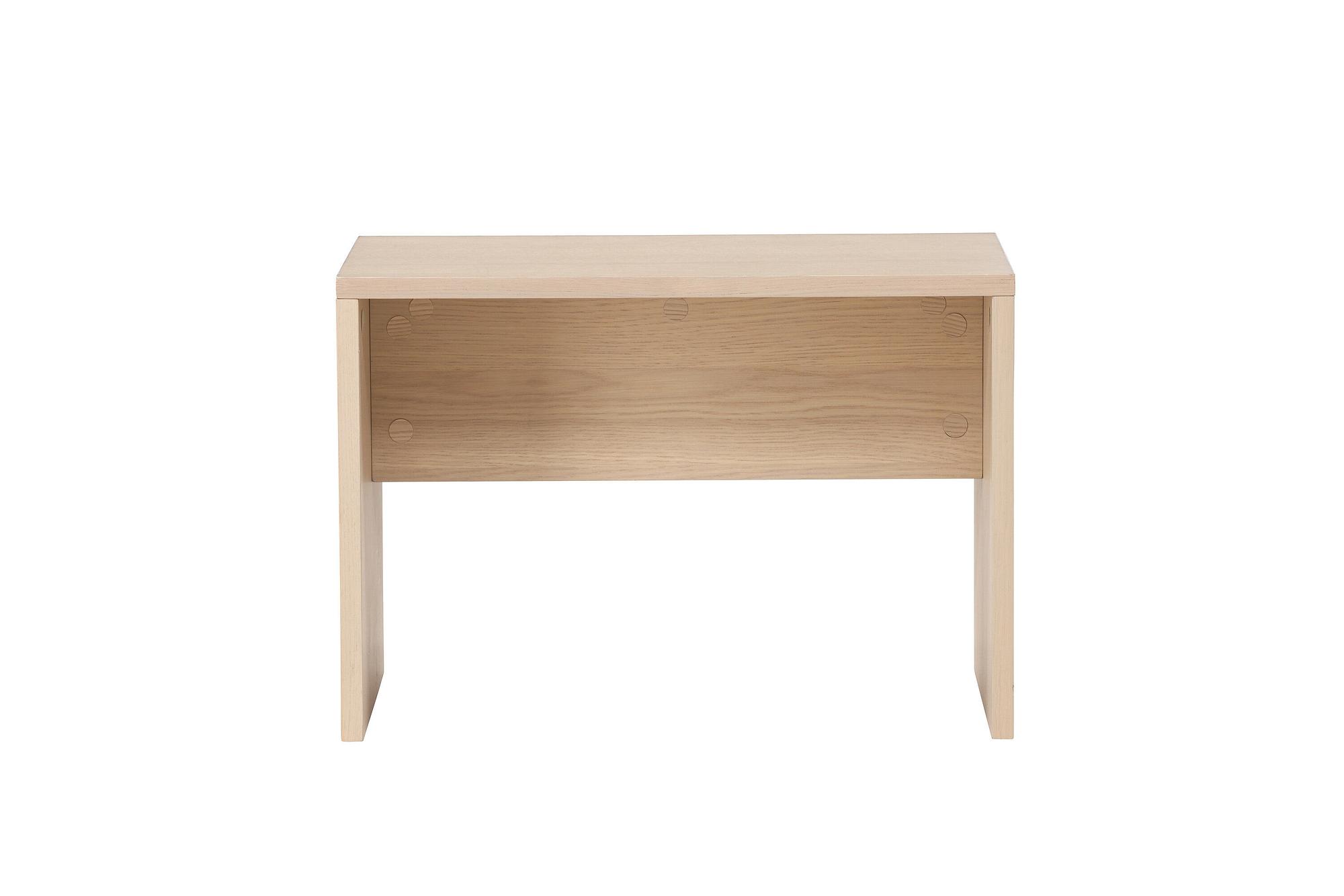 Juni Beistelltisch Furnier Whitewash 6