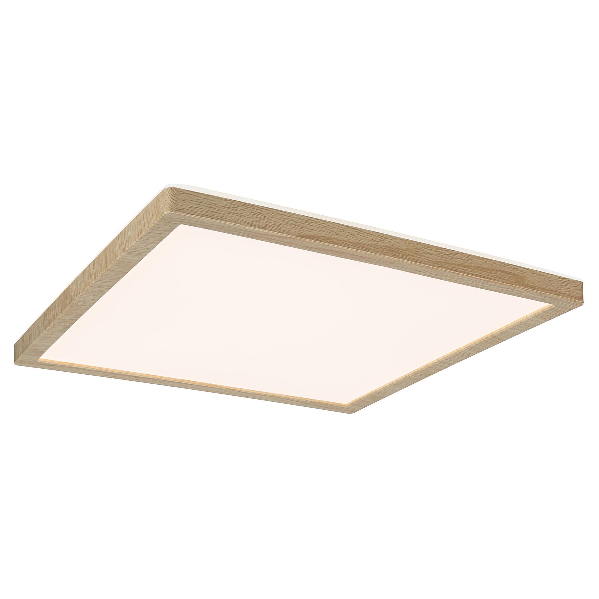 Atria Shine WS LED ceiling light plastic oak 1