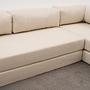 Comfort Schlafsofa Récamiere Rechts Creme 3