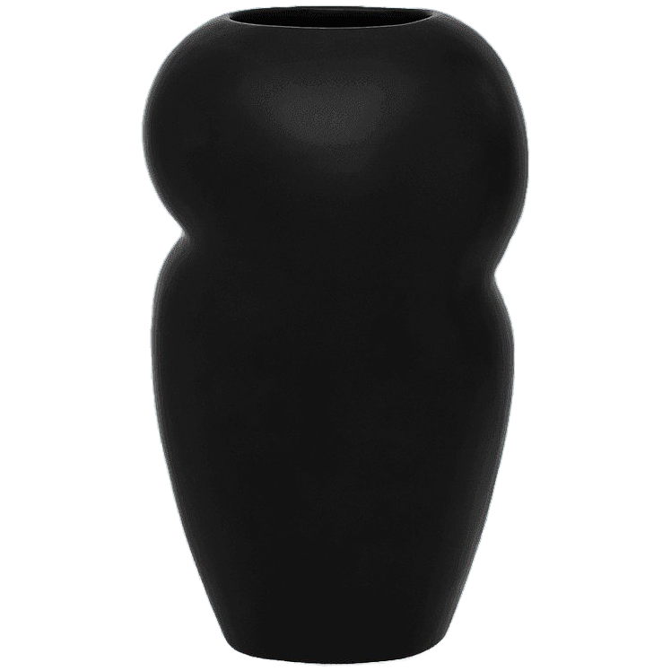 Tavi Vase Keramik Schwarz 0
