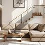 Corner Sofa Easton Right 3-Seater Beige 4