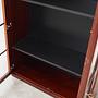 Mahogany display cabinet 1970s 13