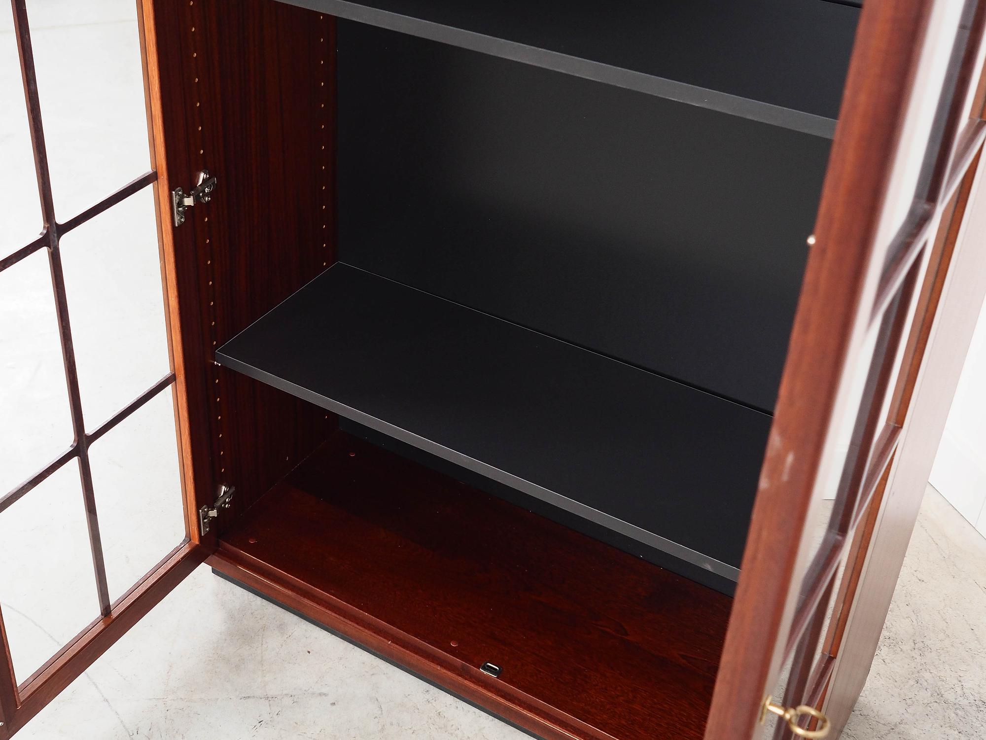 Vitrine Mahagoni Braun 13