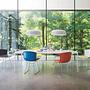 Bertoia Stuhl Chrom Gelb 5