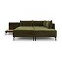 Vivica Sofa Recamiere Right Moss Olive 2