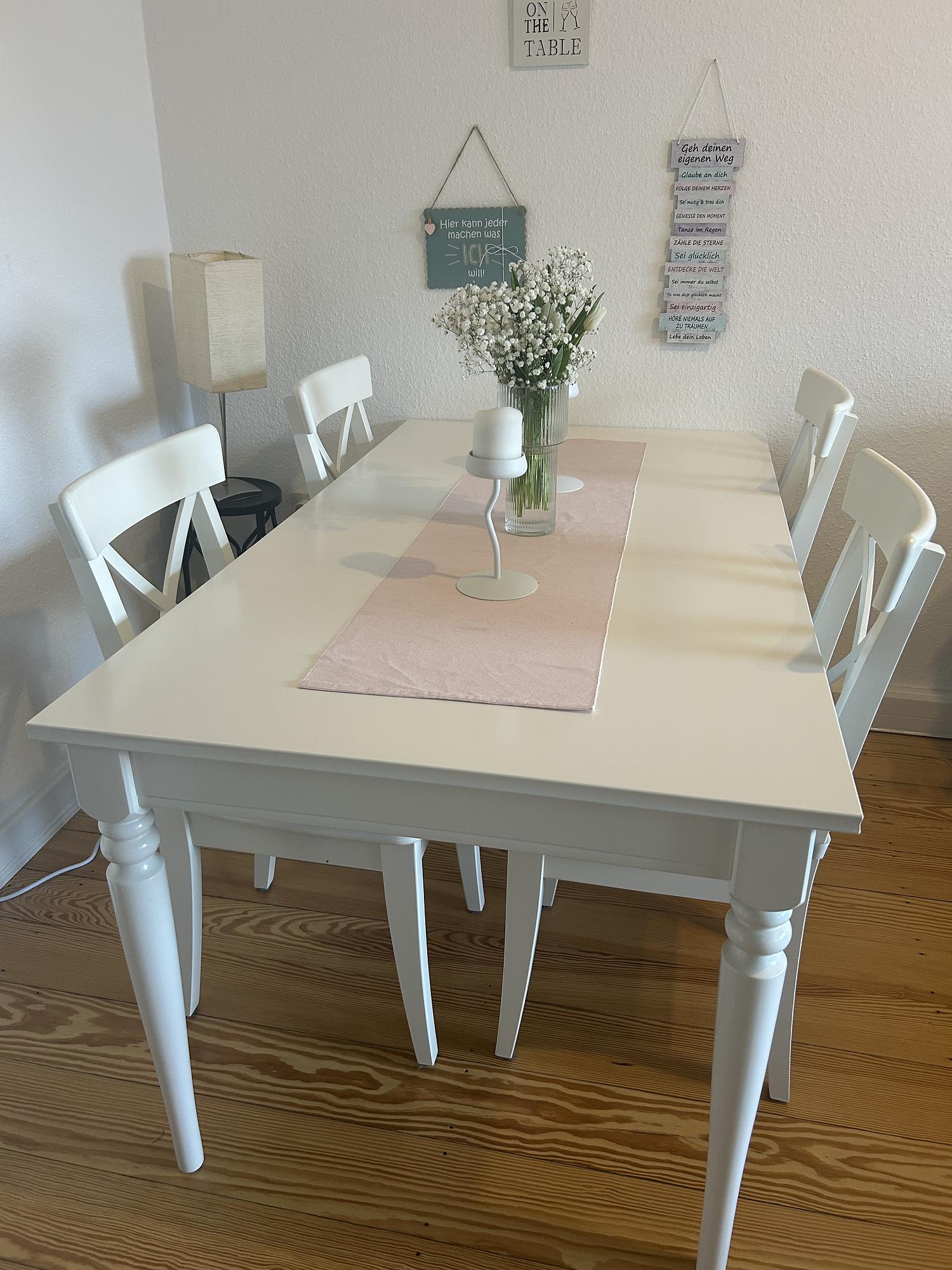 INGATORP / INGOLF Esstisch mit Stühlen  0