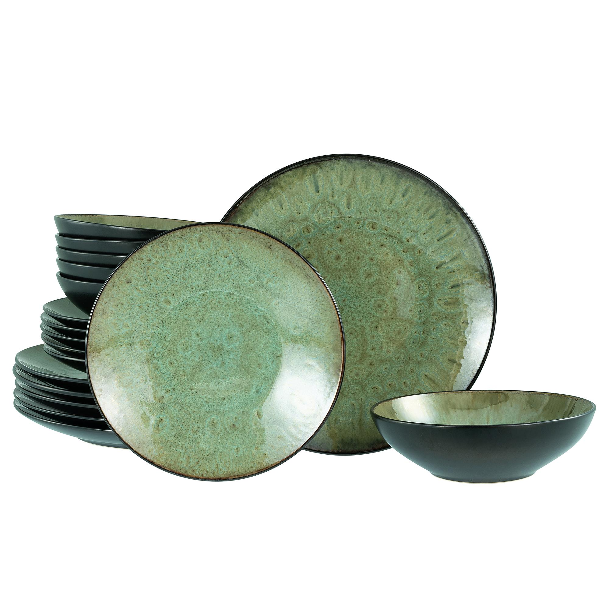 Jawa Dinner Service Stoneware Green 1