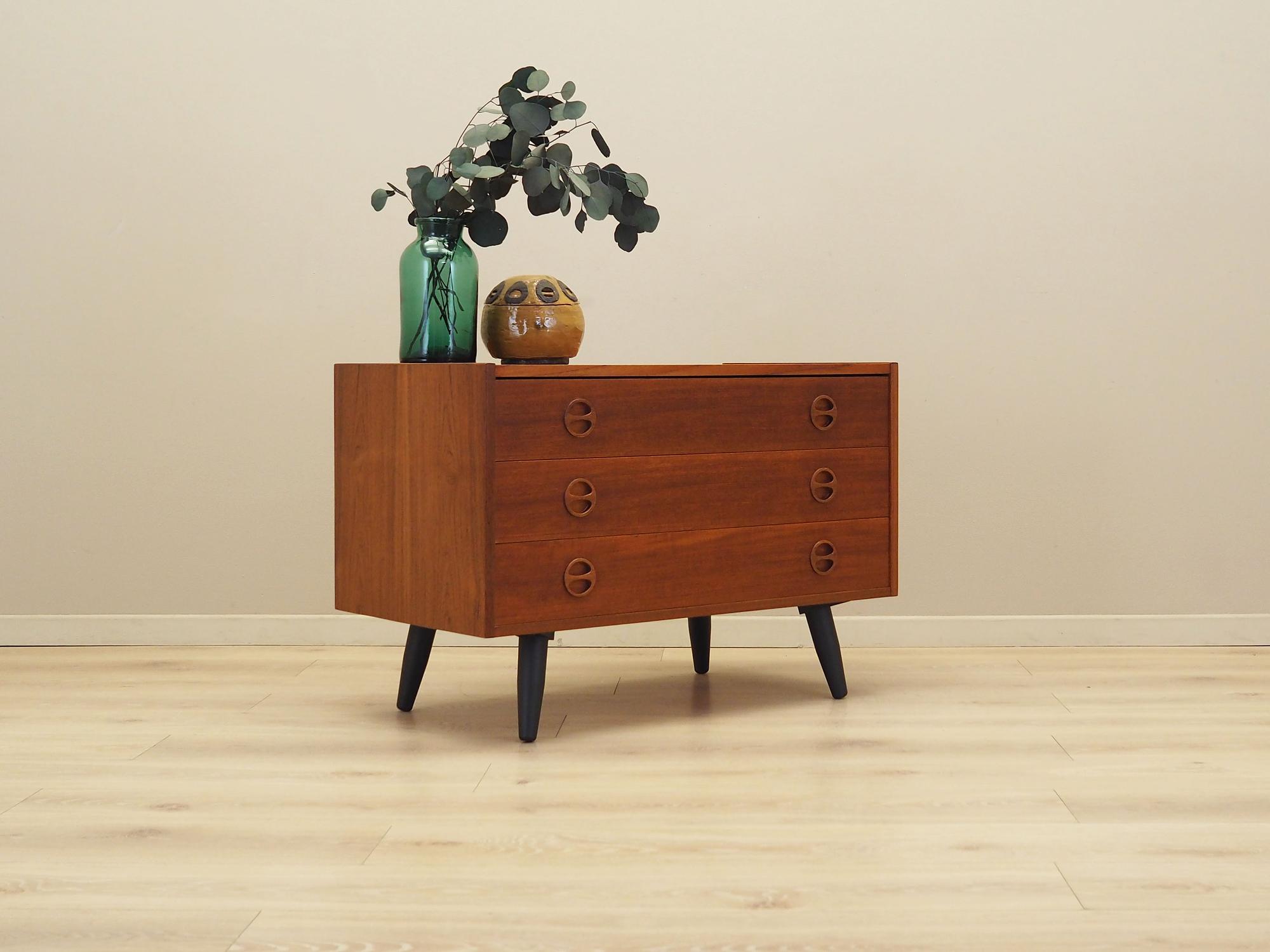 Chest of drawers Teak wood 1960s 4
