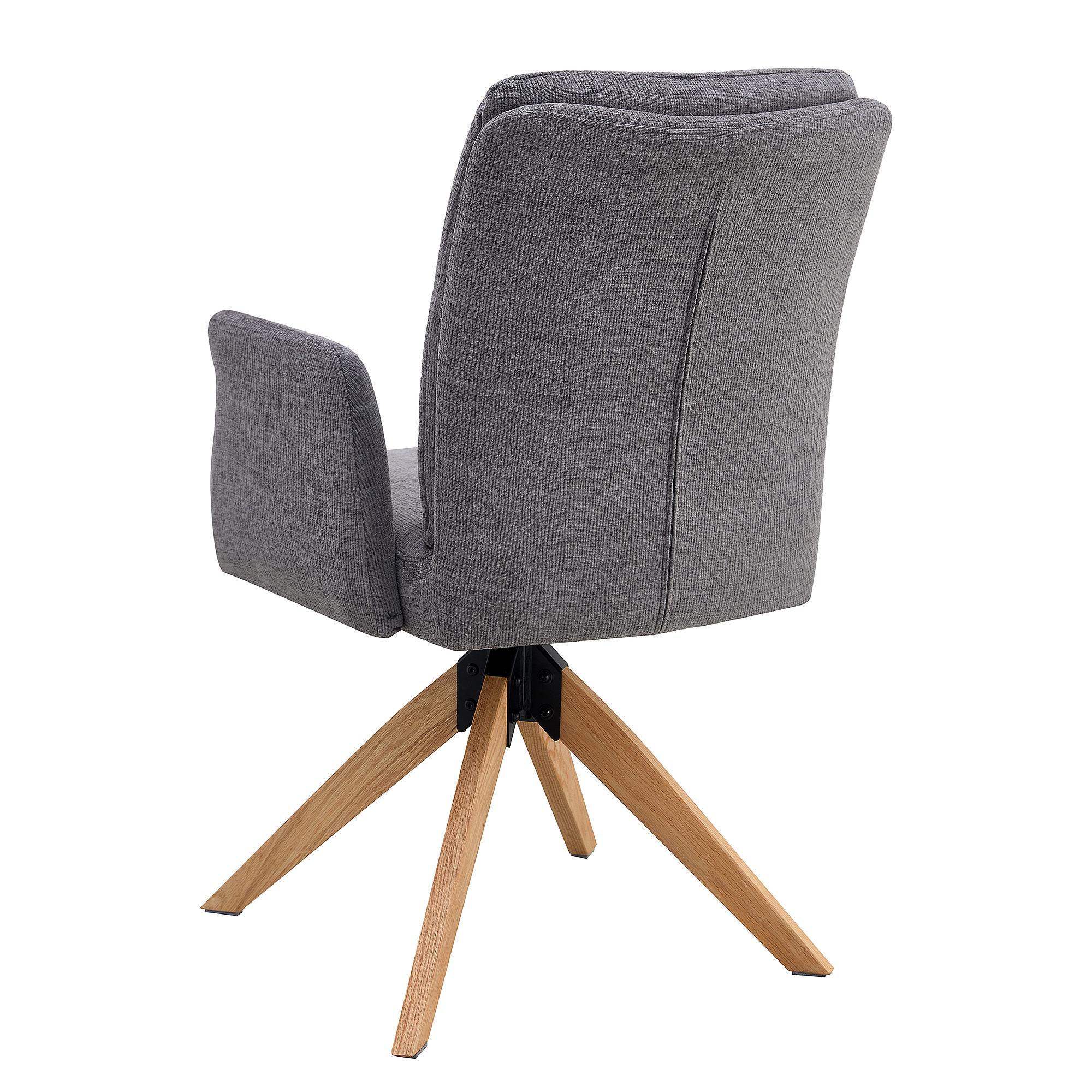 MULUT Armlehnenstuhl Drehbar 2er-Set Anthrazit 4