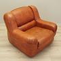 Sessel Leder Braun 1970er Jahre 9