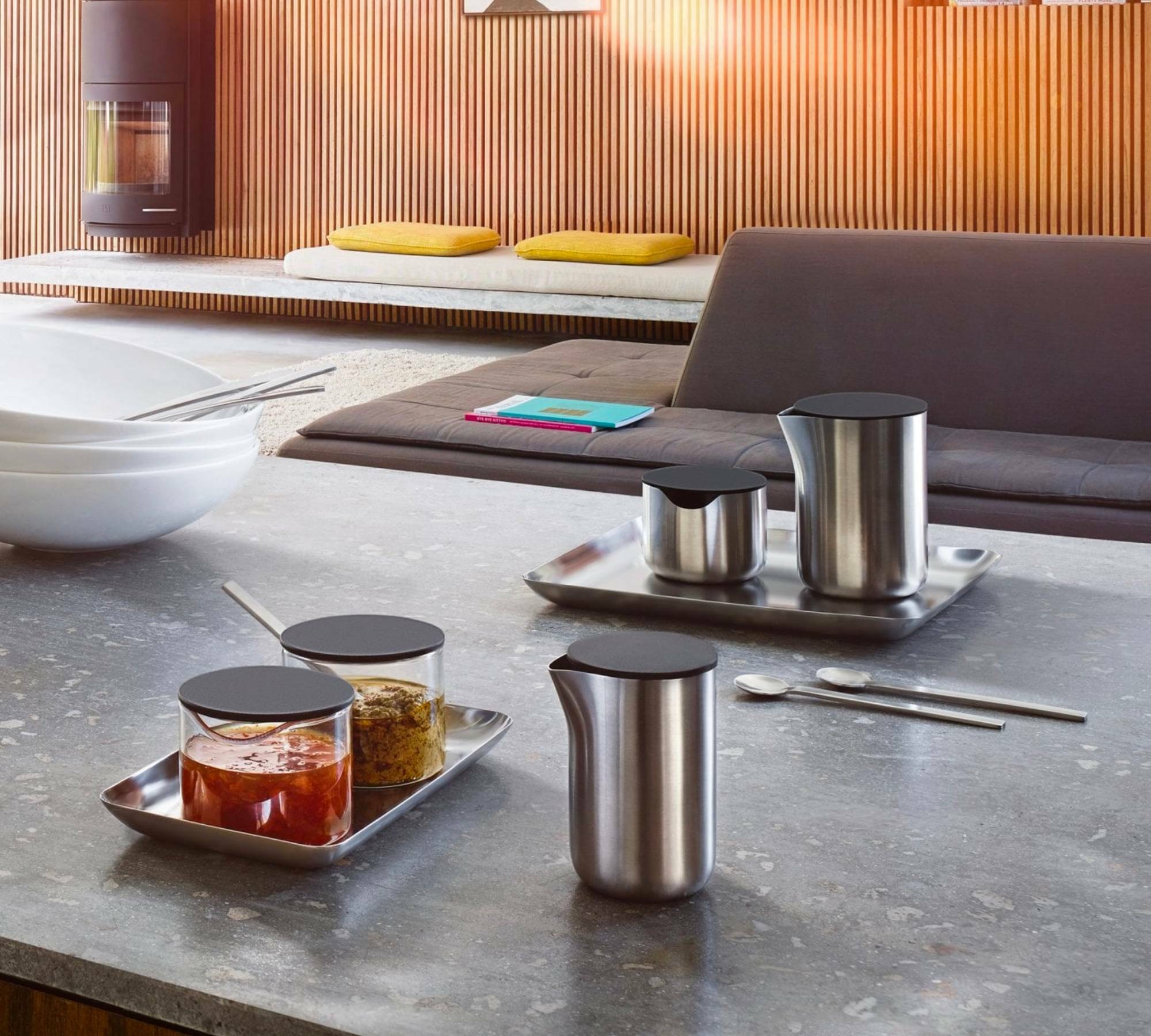 Basic Zuckerdose Edelstahl 6