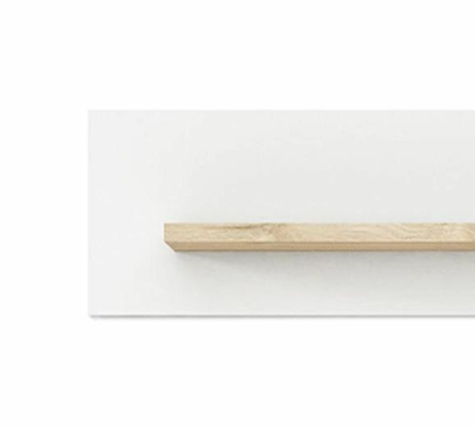 Wandboard Holz Foliert Eiche Weiß 1