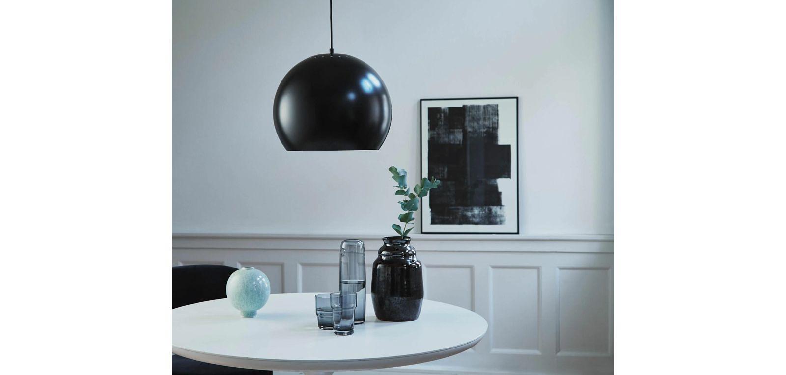 Pendant light Ball Ø40 Metal Black 1