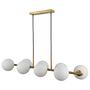 Ceiling Light Glinto 8-Light Opal Glass Iron 3