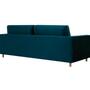 Dylan Sofa 3-Sitzer Velour Lux Petro 1