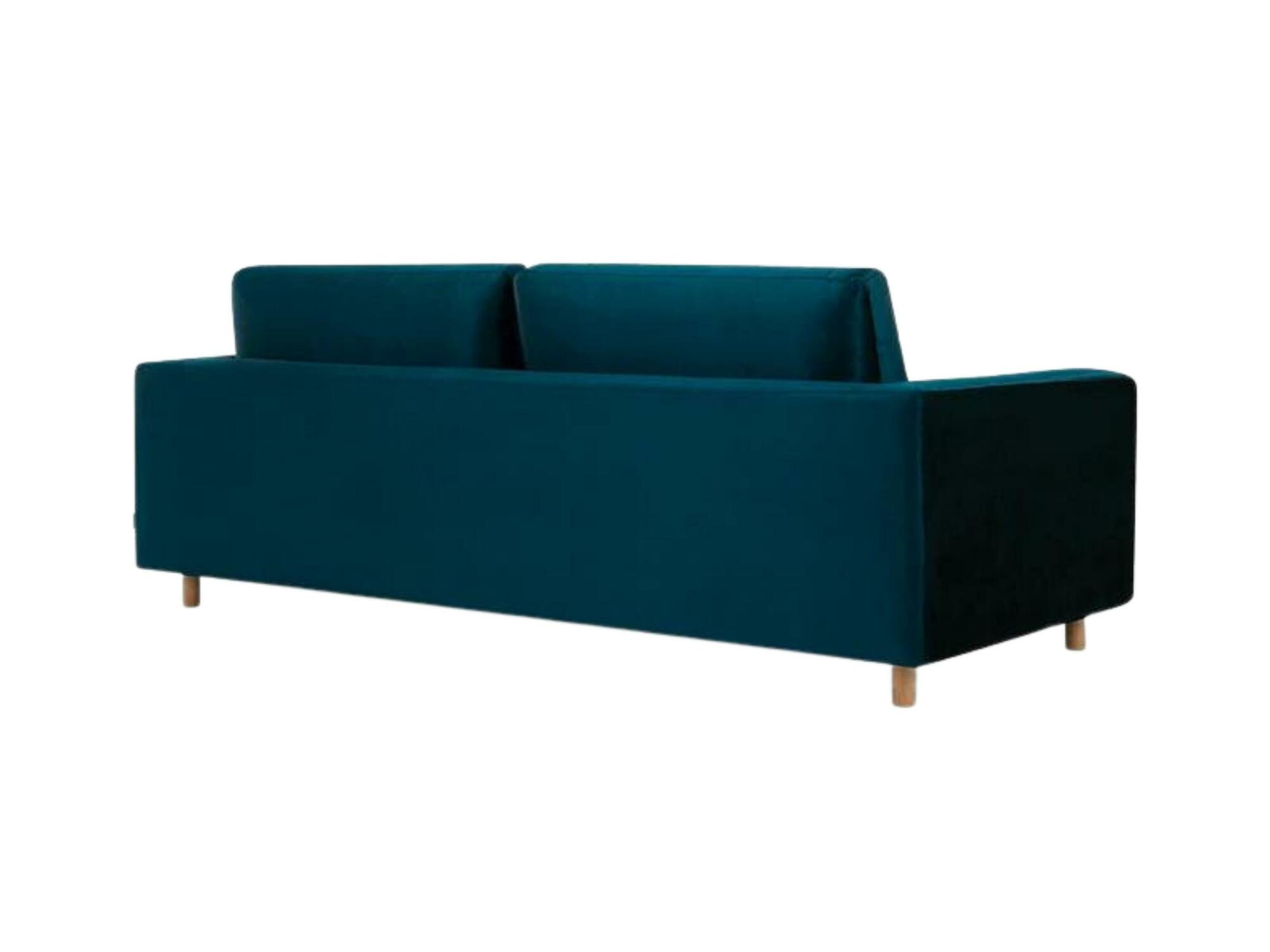 Dylan Sofa 3-Sitzer Velour Lux Petro 1