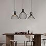 3-Flame Fellini pendant lamp MR-768 Iron Black 1