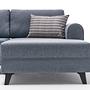 Belen Sofa Bed 4-Seater Blue 6
