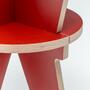 Hocker aus Handarbeit ST Stool Rot 4
