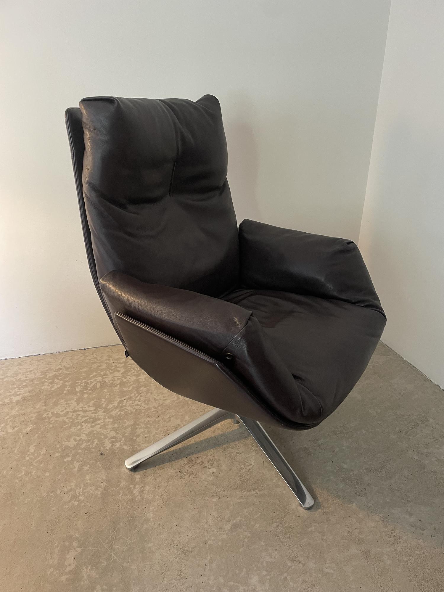 Cordia Lounge-Sessel Leder Puro 602 Braun 3