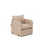Saga Sofa Bed 1-Seater Beige 4