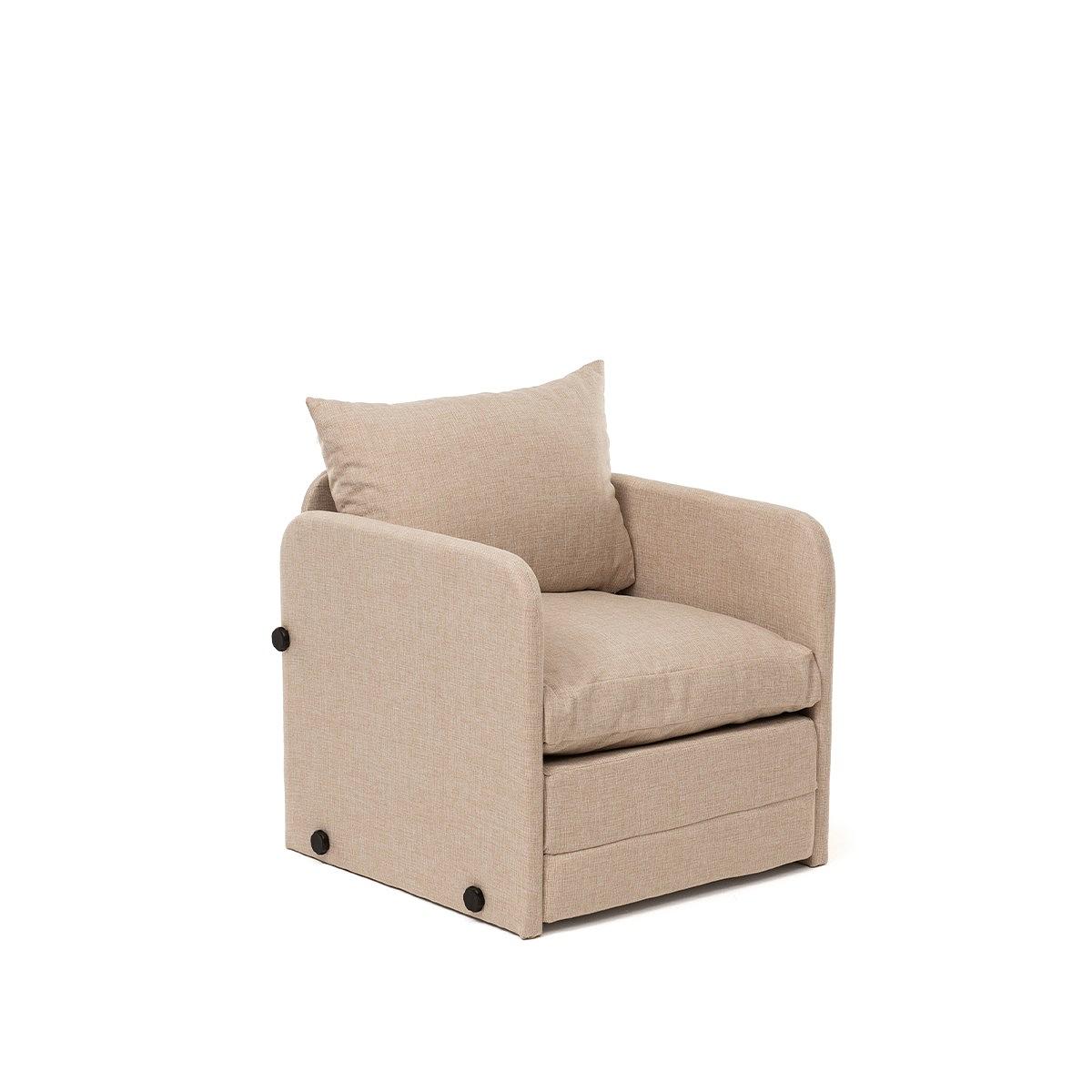 Saga Sofa Bed 1-Seater Beige 4