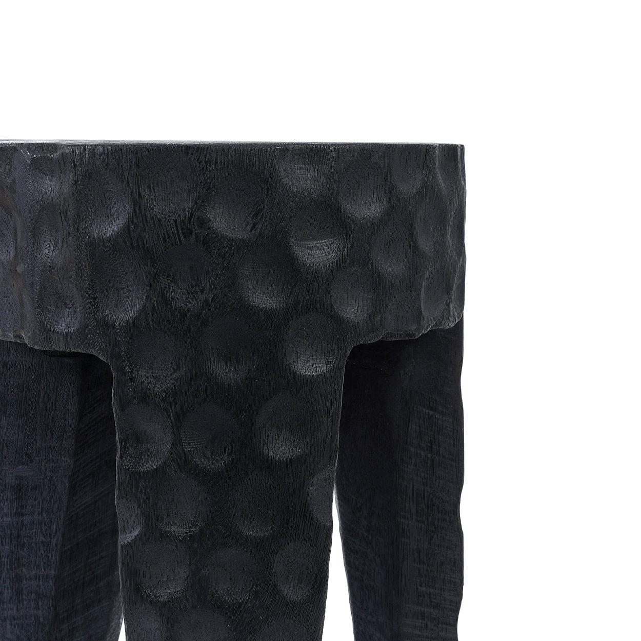 Der Paramo Hocker Schwarz ø35cm  6