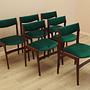Teakwood chairs 6x Green 4