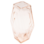 Infinite Hexagon Vase Glas Pink 3