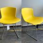 Bertoia Stuhl Chrom Gelb 2