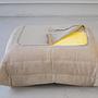 Togo Armchair and Ottoman Set Cord Beige 6