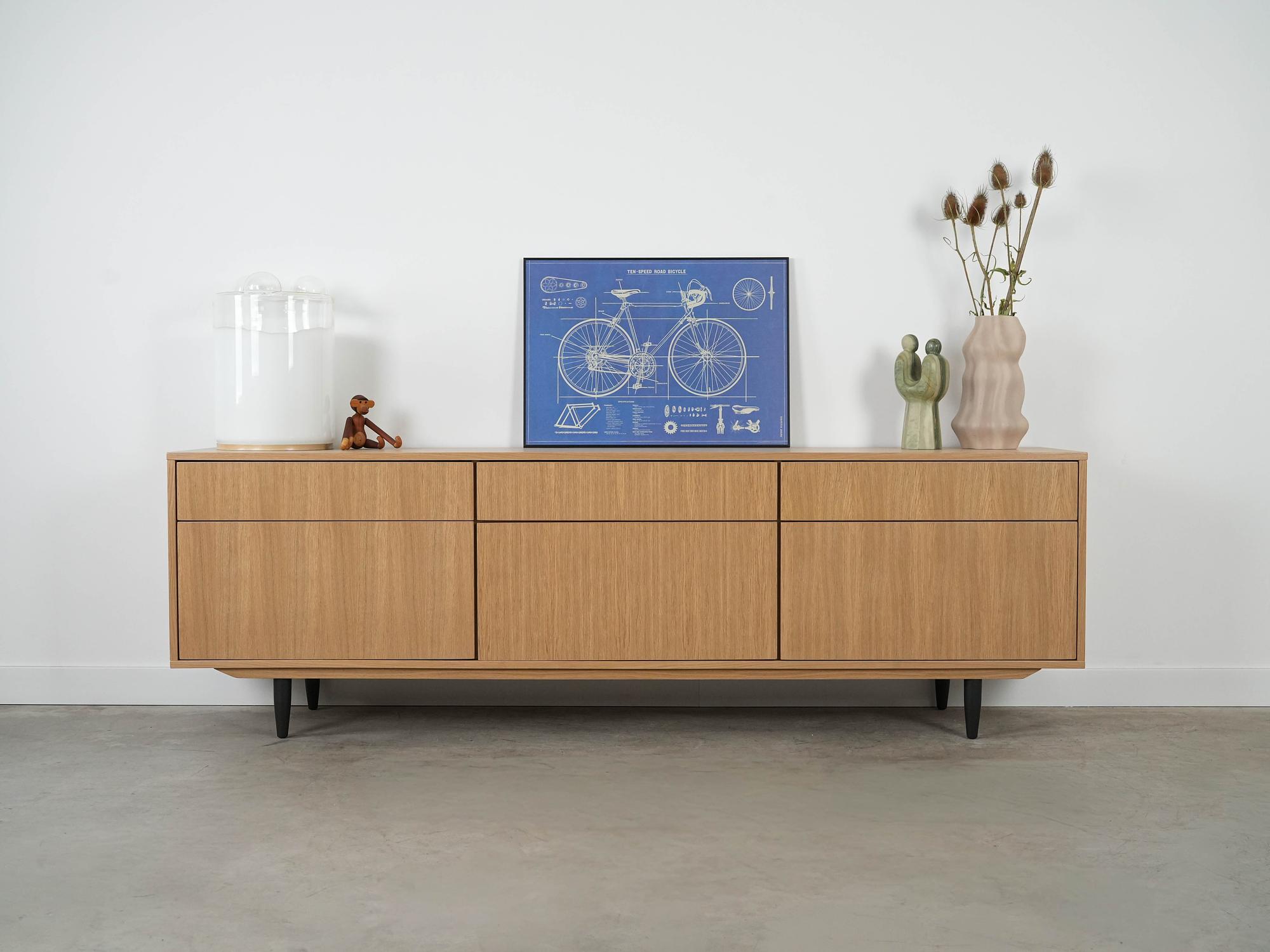 Table lamp Glass Metal 1970s 1