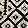 Kilim Gashgai Carpet Black Beige 4