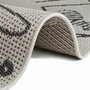 Teppich Textil Beige Gemustert 3