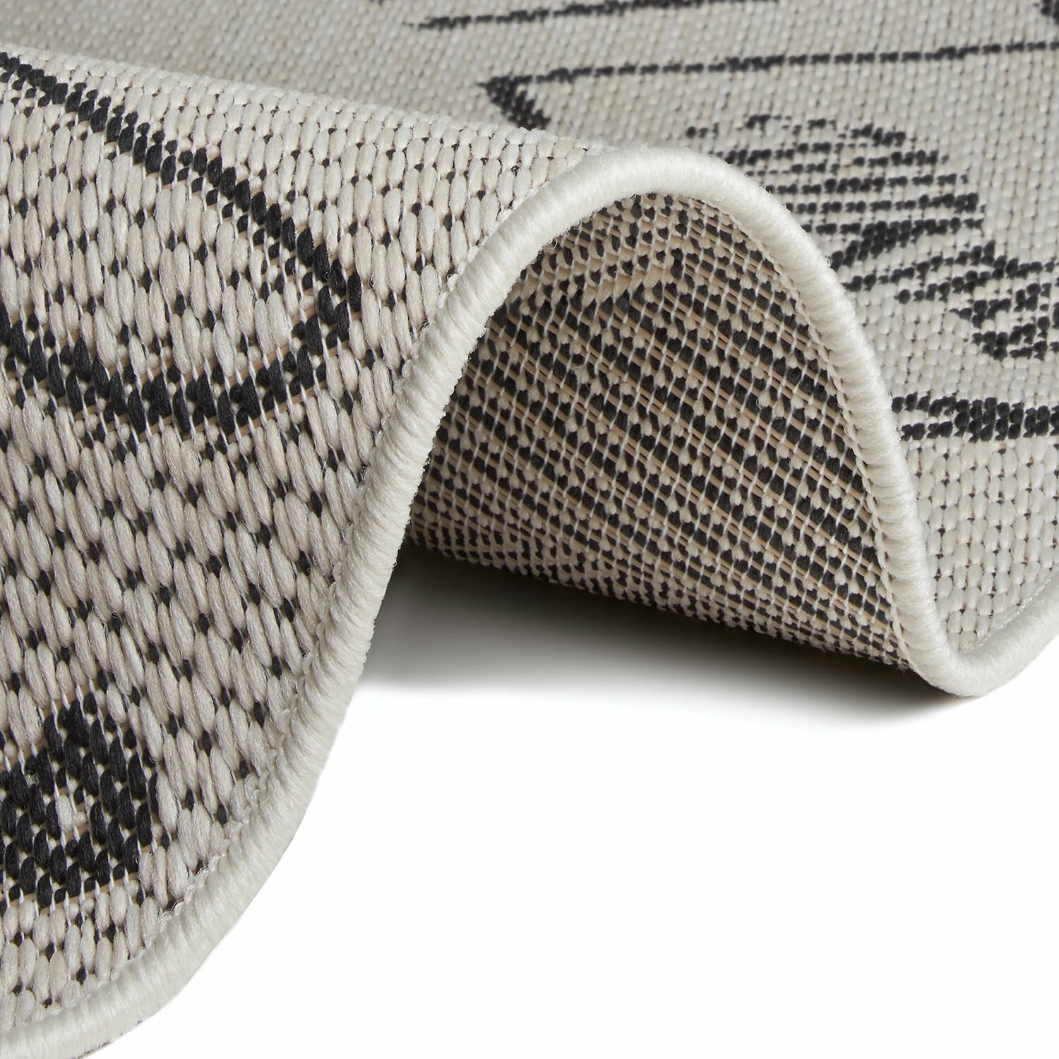Teppich Textil Beige Gemustert 3