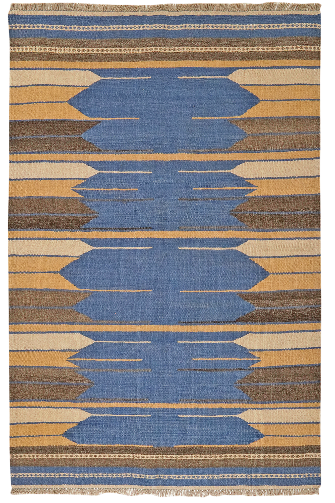 Kilim Gashgai Teppich Mehrfarbig 0