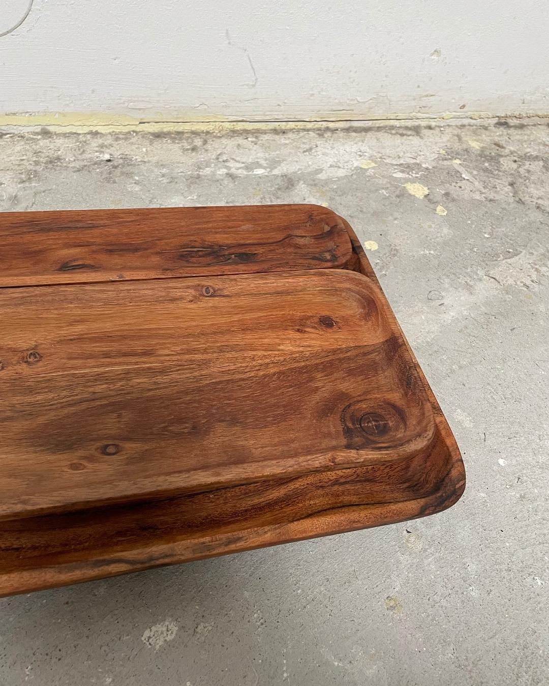 4x Planki Tablett Holz 3