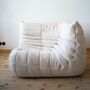 Togo Ecksofa Kunstleder Hellbeige 1