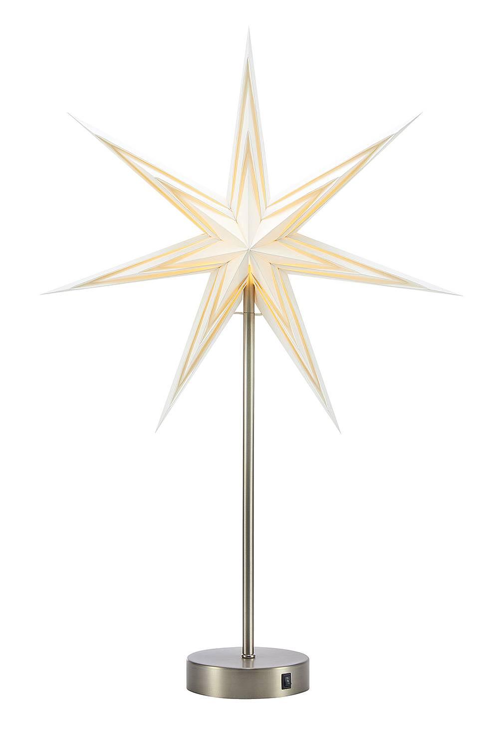 Standstern Sarah Papier Weiß 3